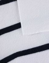 Strickpullover - Viskose-Mix - wei&szlig;