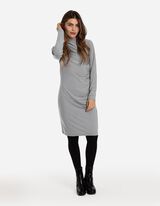 Haljina - Ravni kroj - siva