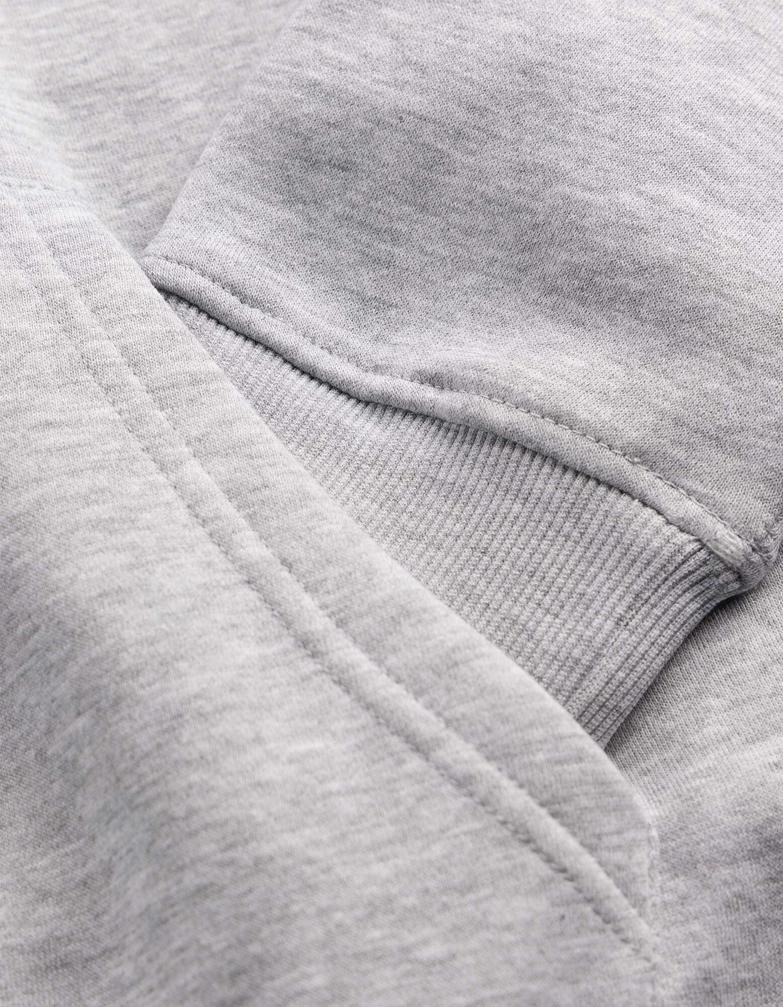 Hoodie - Oversized Fit - Hellgrau