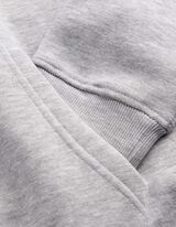 Hoodie - Oversized Fit - Hellgrau