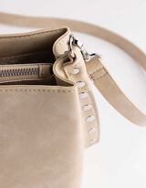 Tasche - Kunstleder - beige