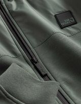 Sweatjacke - Regular Fit - dunkelgr&uuml;n