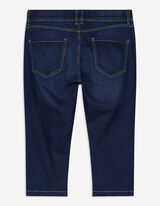 Pantaloni capri - Vita elasticizzata - blu scuro