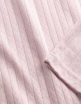 Langarmshirt - Labelpatch - Rosa