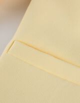 Blazer - Tinta unita - giallo chiaro
