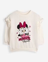 Set van sweatshirt en legging - Minnie Mouse - Off-White