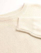 Strickpullover - Oversized Fit - Beige