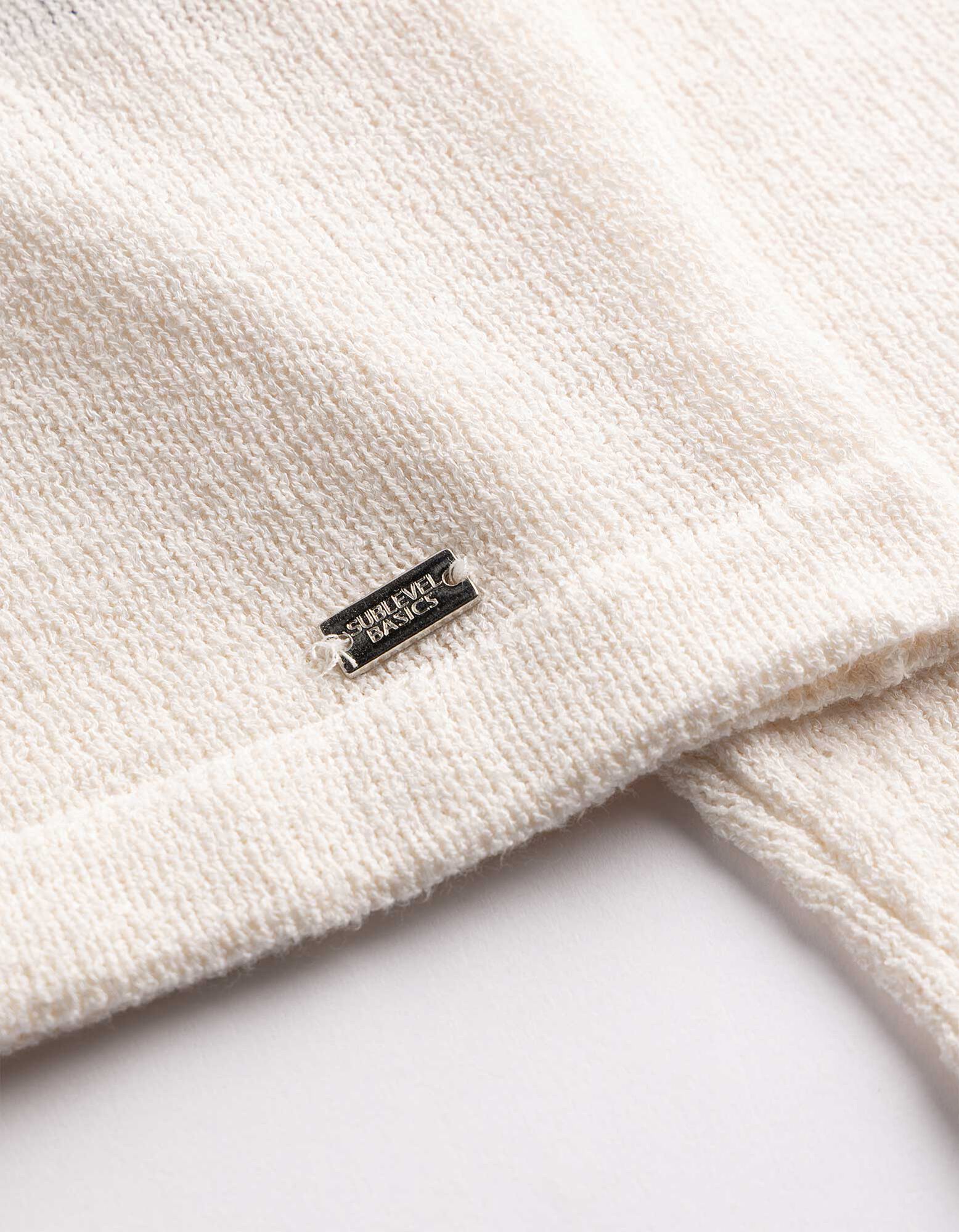 Strickpullover - Relax Fit - Wei&szlig;