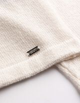Strickpullover - Relax Fit - Wei&szlig;