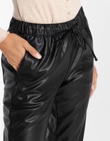 Pantalone za džoging - Visoki struk - crno