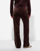 Hlače - &scaron;iroka noga - tamno smedja