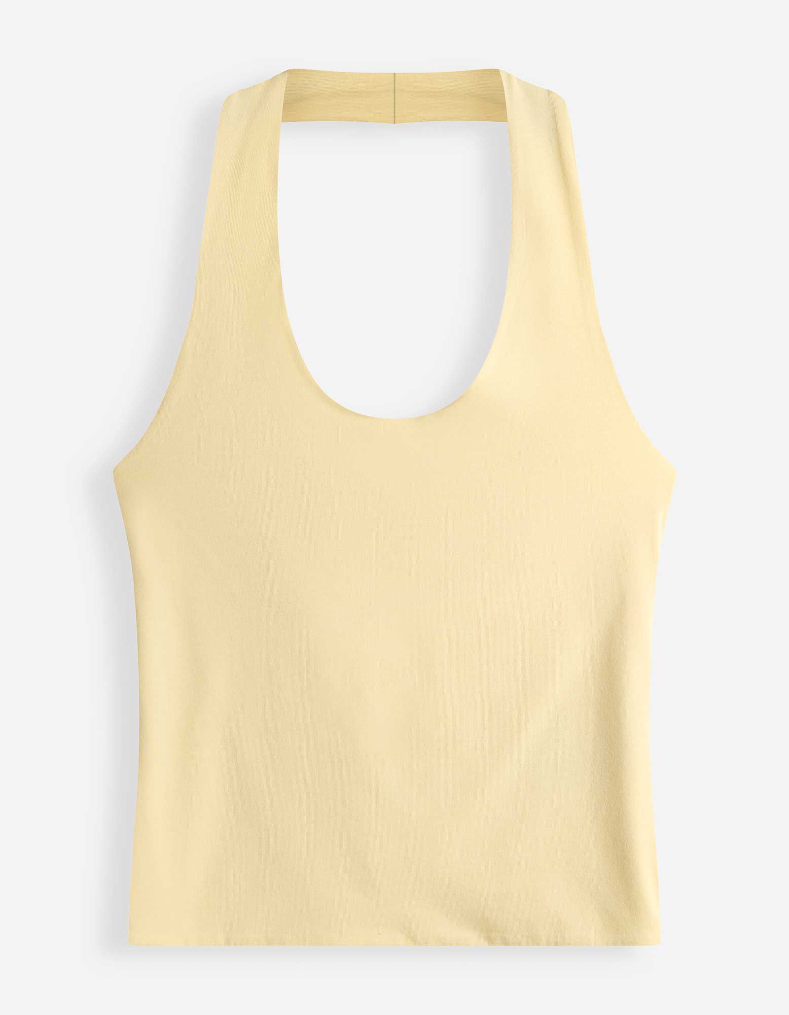 Top sans manches - jaune clair