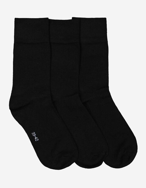 Takko Damen Socken - 3er-Pack Herren schwarz 39-42