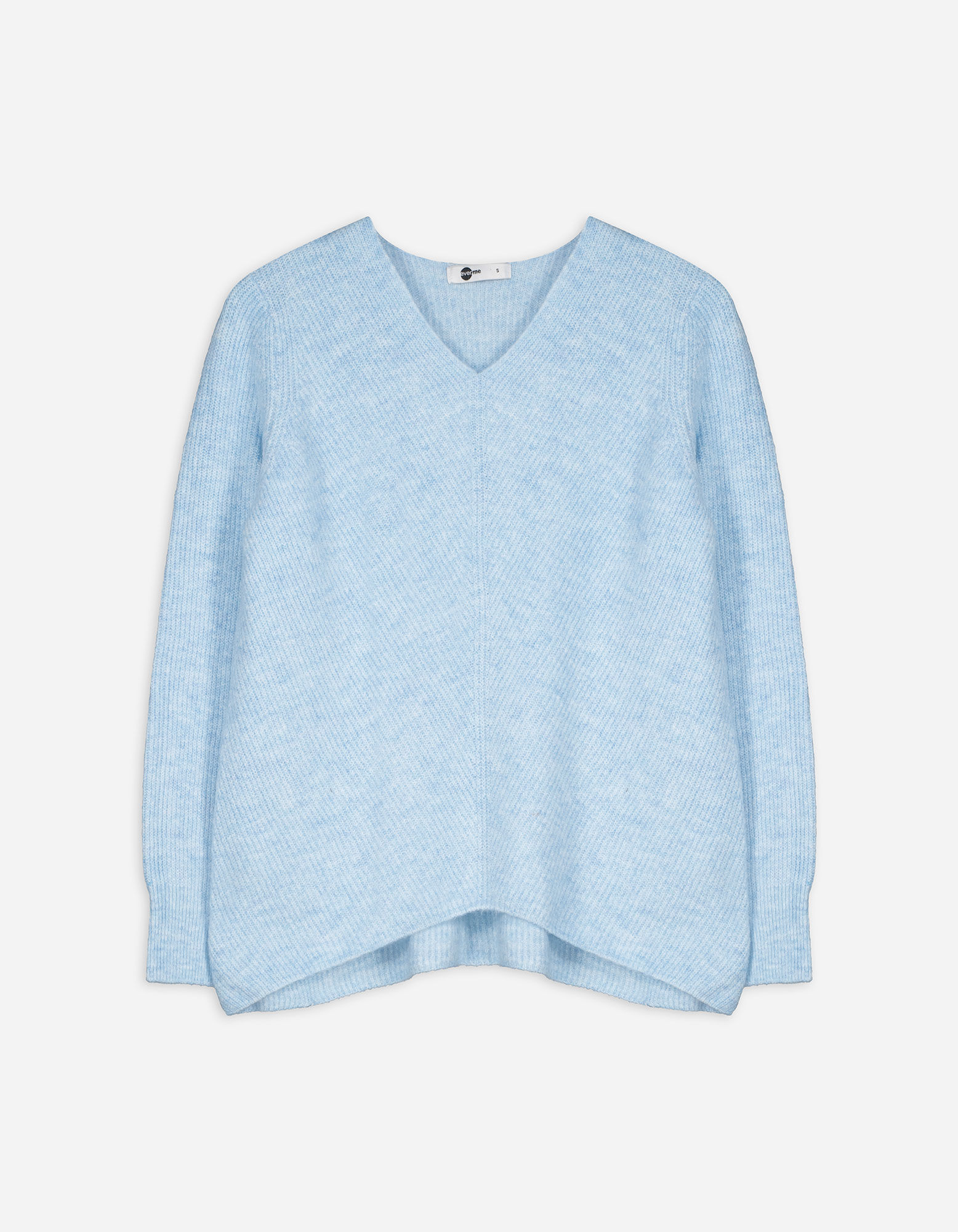 Trui Relax Pasvorm lichtblauw Takko Fashion
