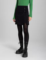 Mini krilo - Kovinski detajli - crna