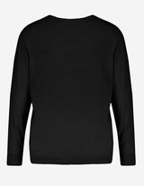 Pulover - Amestec viscoză - Negru