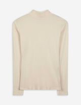 Tričko s dlouhým rukávem - Viskóza - svetle šedá