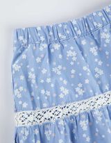 Komplet košulja i haljina - Rukavi s volanima - svijetlo zuta