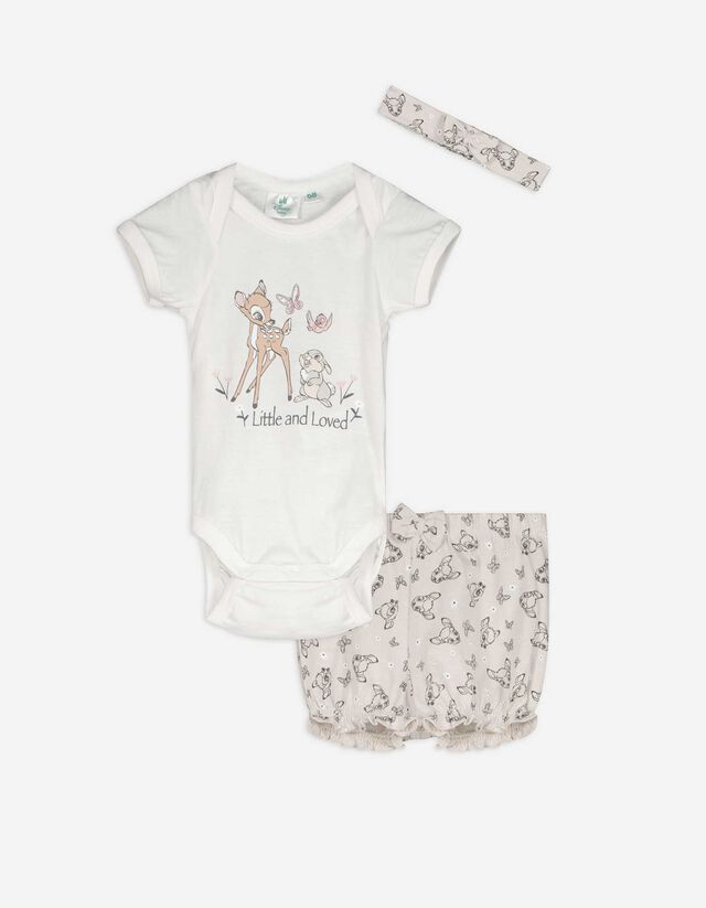 Set aus Body und Hose - Disney - weiß