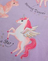 Hosszú ujjú felső - Flitteres - lila