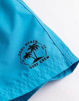 Short de bain - Unicolore - turquoise