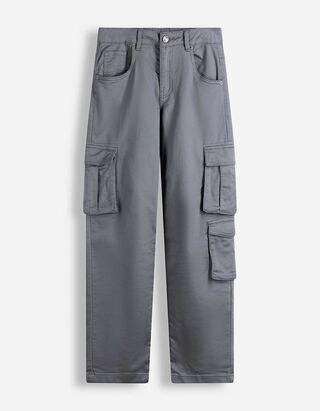 Cargohose - Loose Fit - Petrol