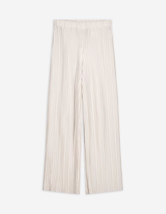 Pantalon - Coupe Straight Fit - blanc