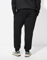 Joggingové kalhoty - Jednobarevné - cerná