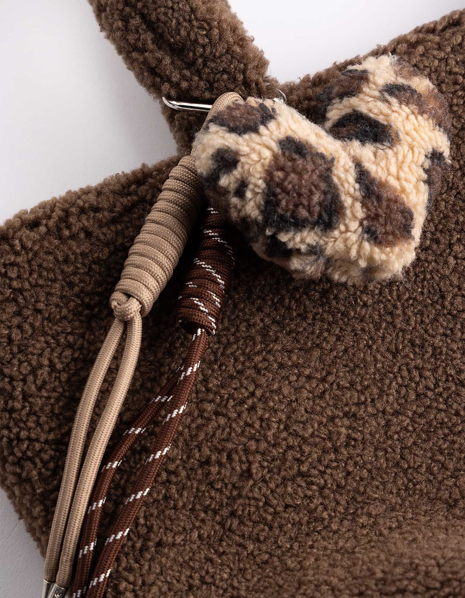 Shopper - Teddyfell - Braun