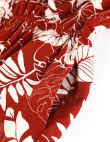 Tuta - Misto viscosa - rosso scuro