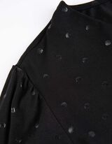 Marškinėliai ilgomis rankovėmis - LENZING™ ECOVERO™ - juodas