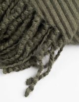 szal - jednokolorowy - ciemny zielony