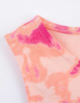 Kleid - Batikmuster - rosa