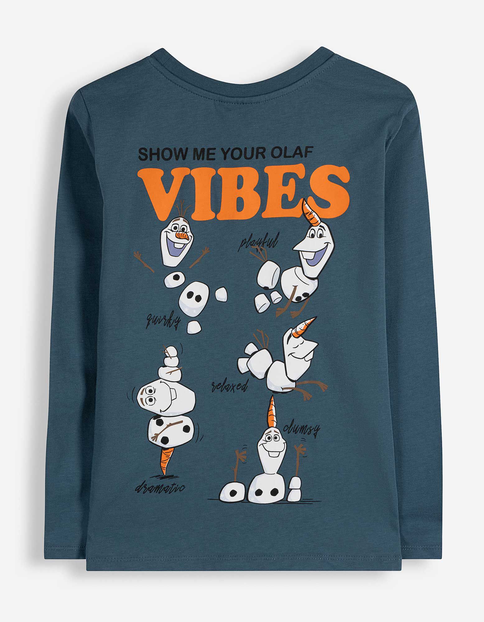 Langarmshirt - Frozen - blau