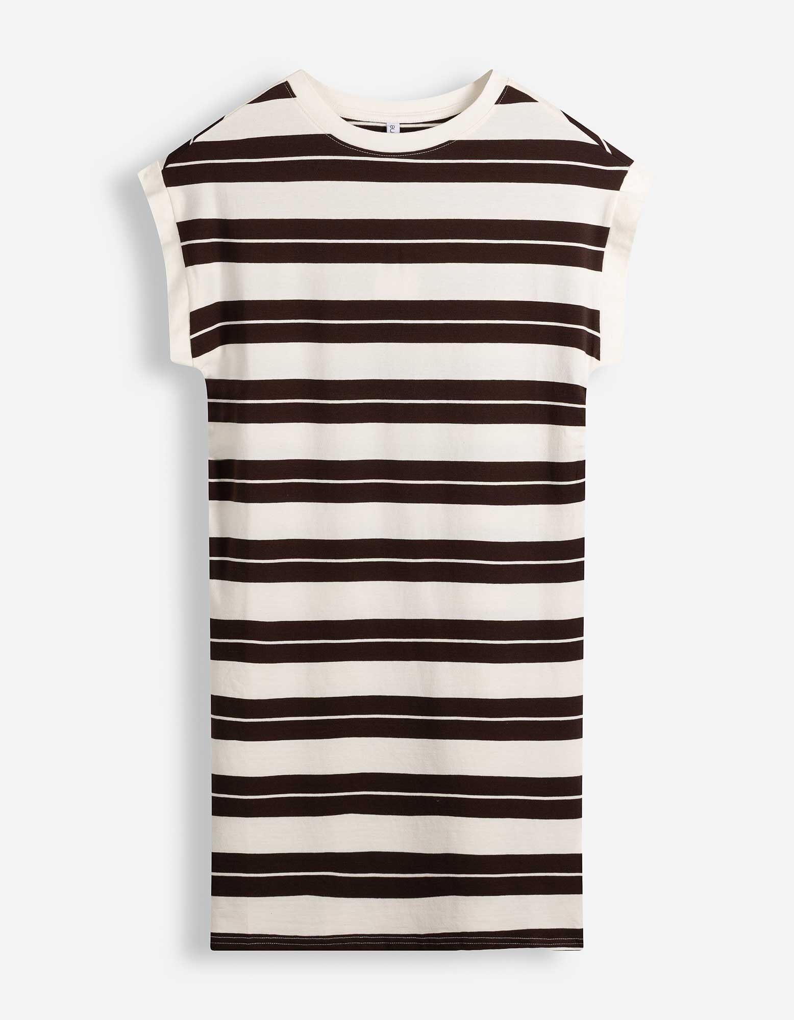 Kleid - gerade geschnitten - Off-White