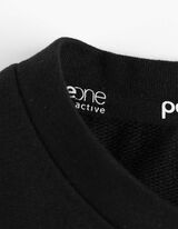 Tričko - 3D aplik&aacute;cia - cierna