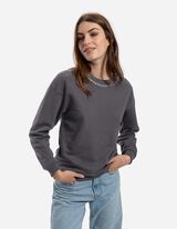 Melegítőfelső - Strasszokkal - sötétszürke