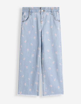 Jeans - Laserprint - hellblau