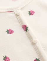 Robe - Imprim&eacute; all-over - blanc