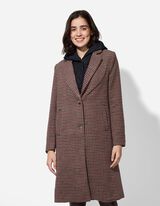 Mantel - Double-Layer-Look - beige