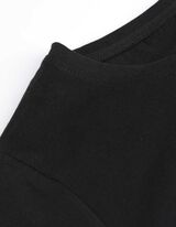 Tricou - Imprimeu sclipici - Negru