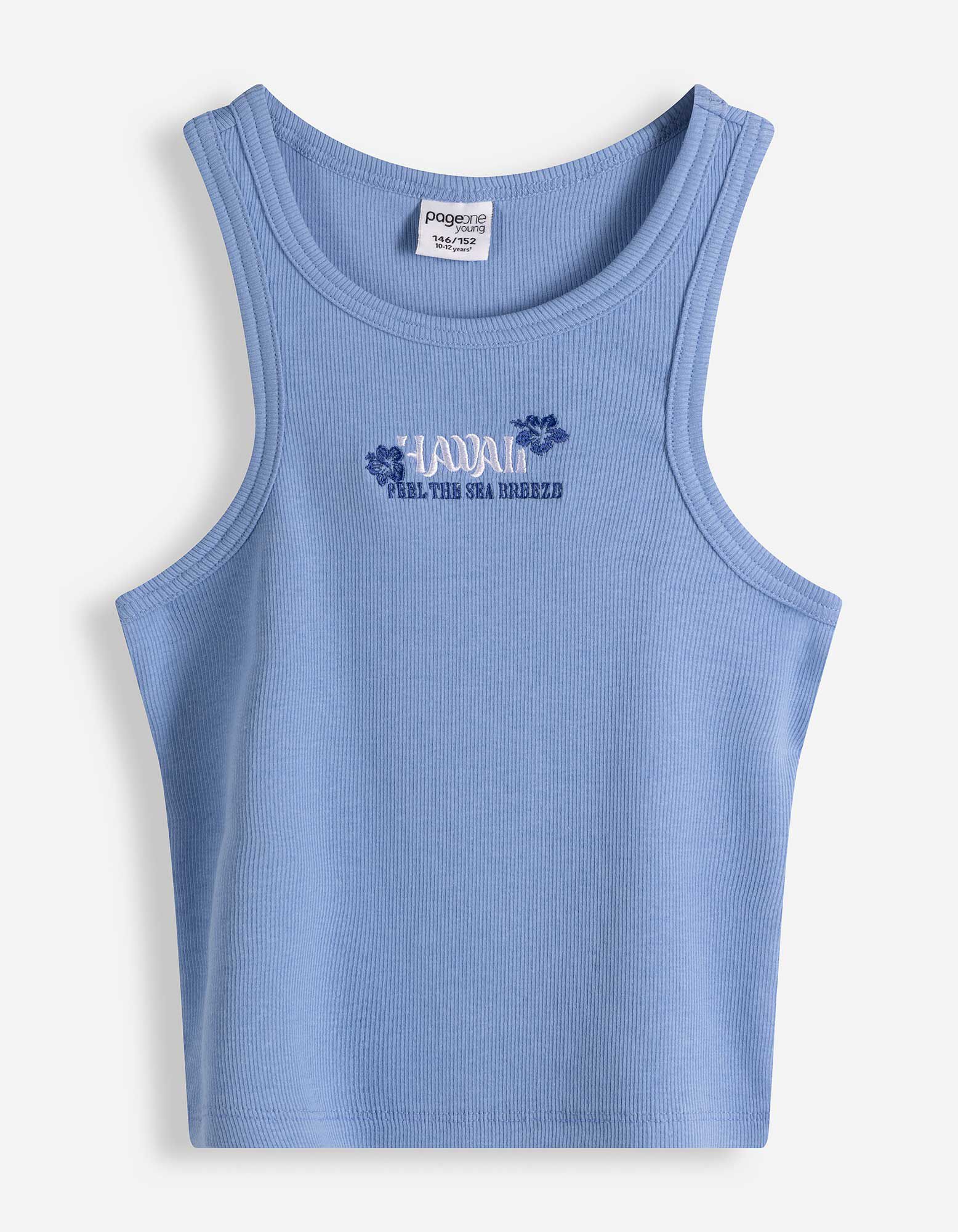 Top - Předn&iacute; tisk - Modra