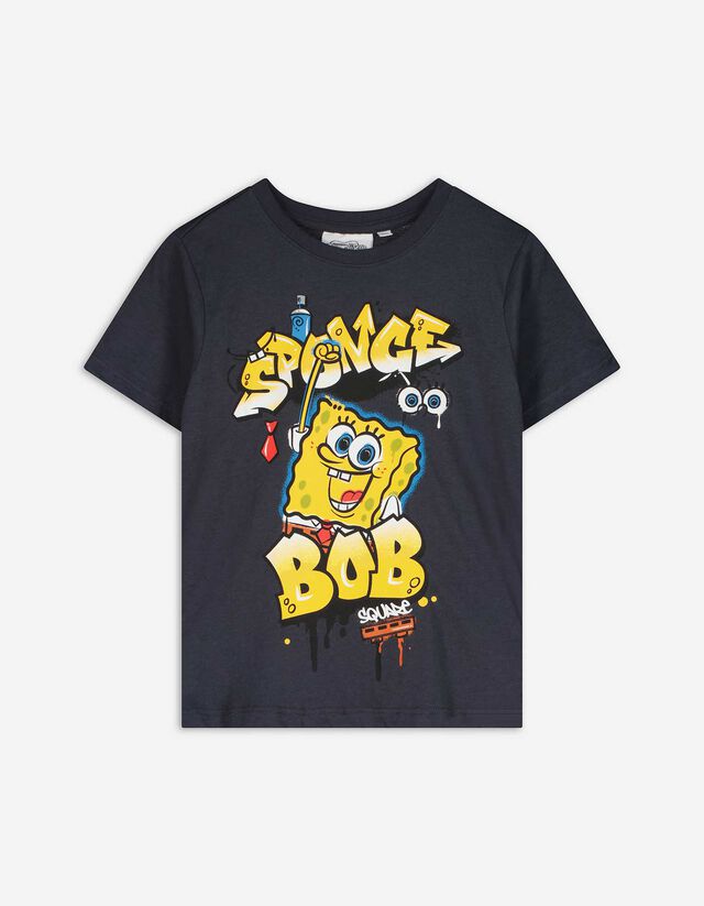 Shirt - SpongeBob - dunkelgrau