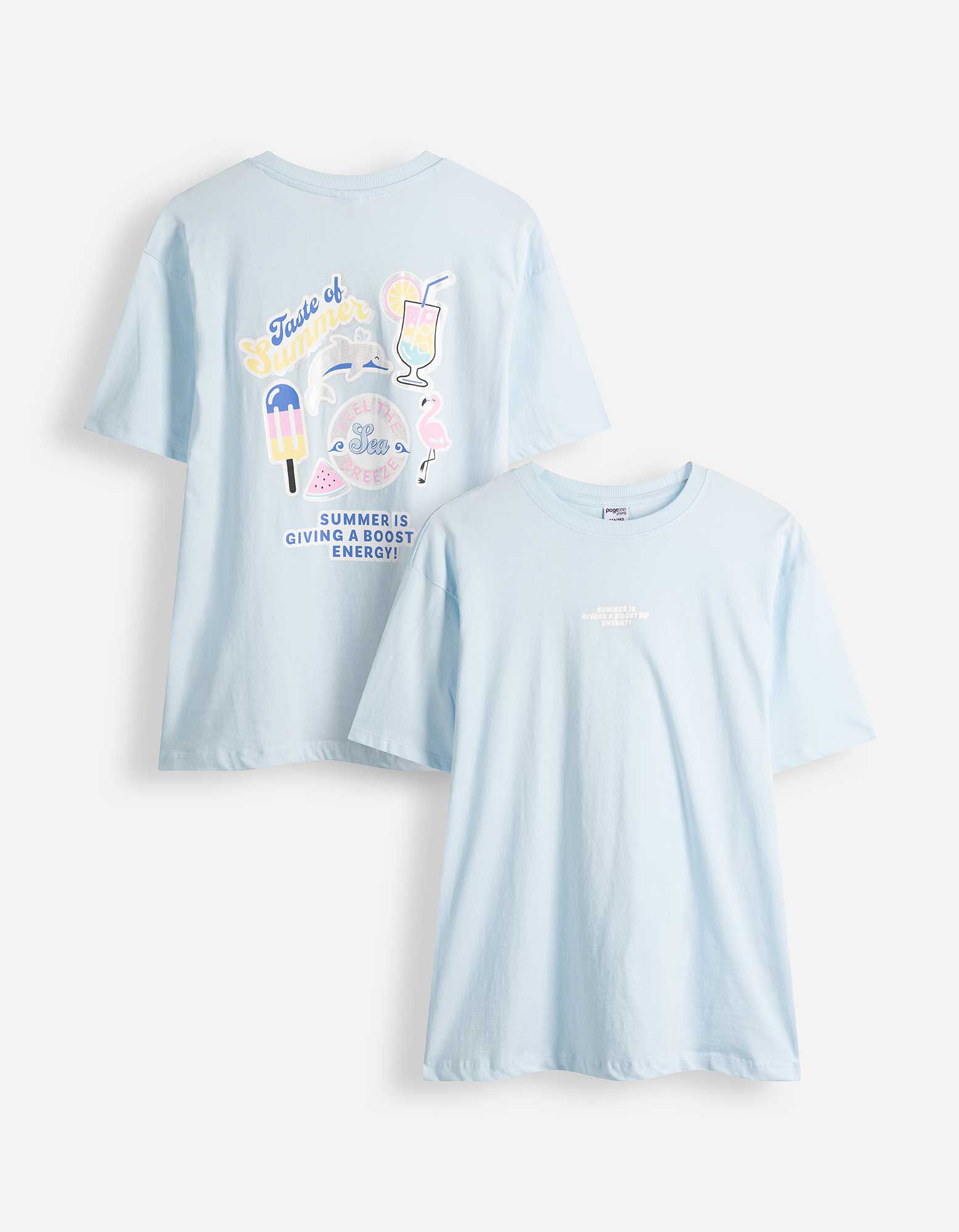 Longshirt - Oversized Fit - blau