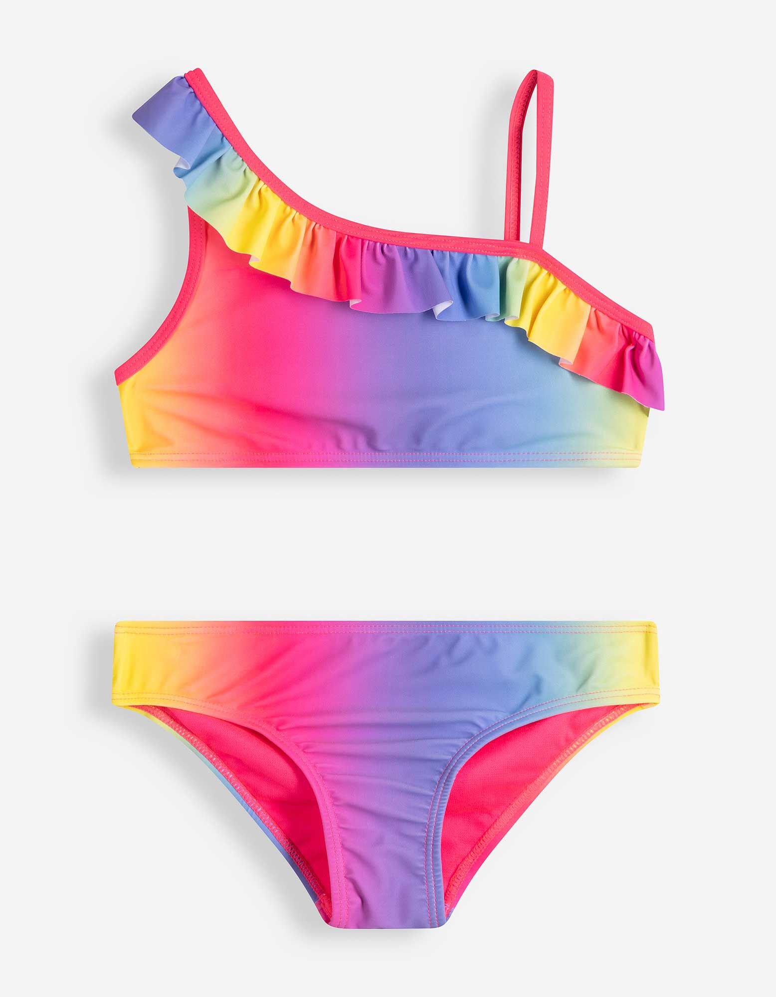 Set aus Bikinitop und Bikinislip - Farbnuancen - Pink