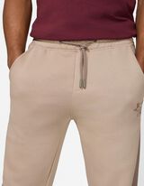 Jogginghose - Kontraststreifen - hellbraun