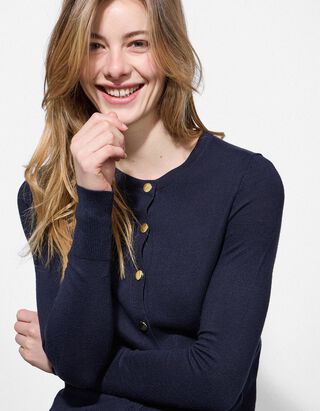 Cardigan - Knopfleiste - dunkelblau