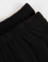 Legíny - 2 ks v balení - cerná