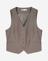 Gilet - lichtbruin
