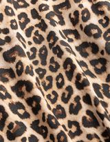 T-shirt - Motivo leopardato - beige